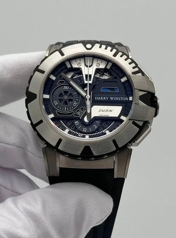 Harry Winston Ocean Sport Chronograph Limited Edition Zalium Rubber `s 2