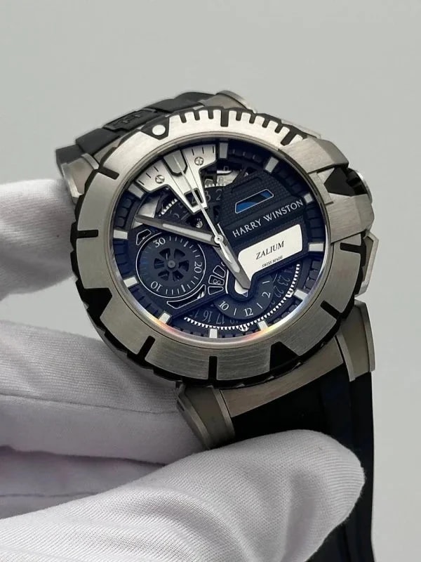 Harry Winston Ocean Sport Chronograph Limited Edition Zalium Rubber `s 3
