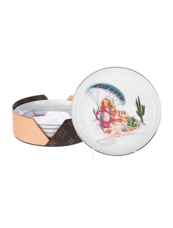 Louis Vuitton — Vivienne 4 Seasons Plate Set — Furniture — resale