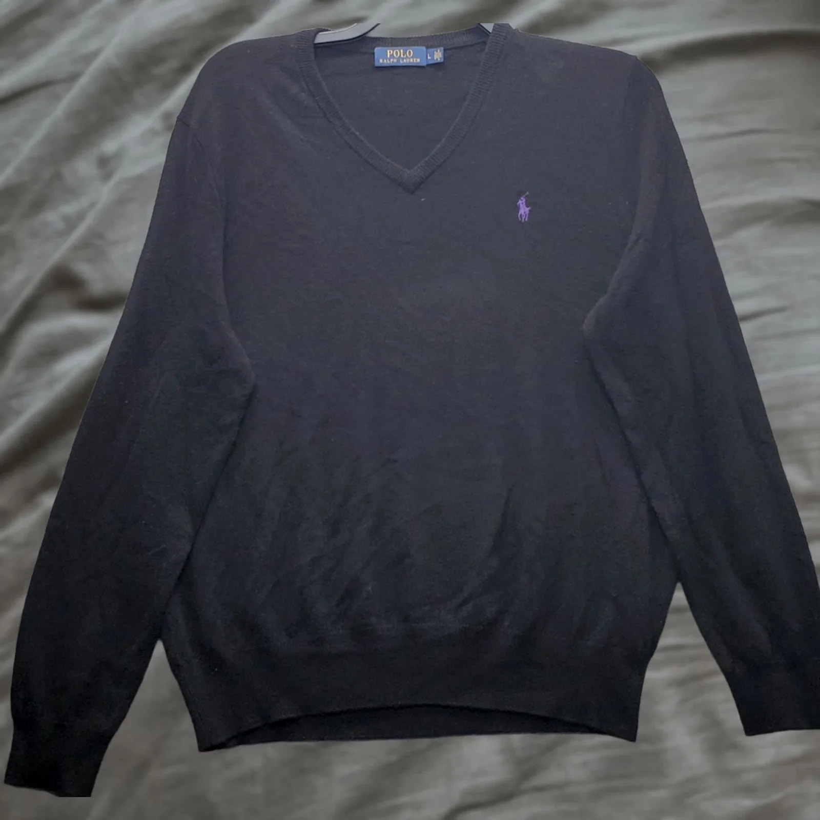 Polo Ralph Lauren — Polo Ralph Lauren Sweater L Tight Long Sleeve Pony Logo — streetwear — resale