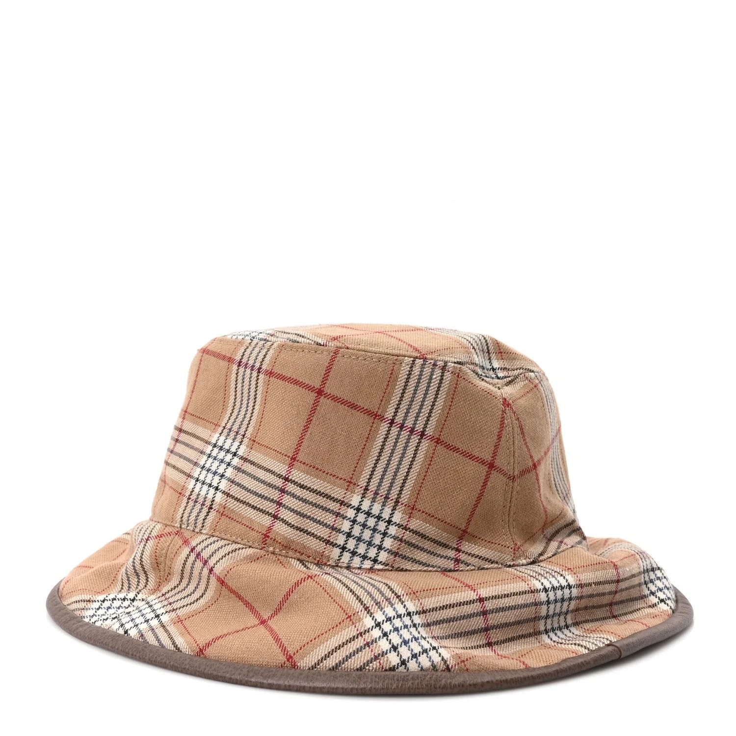 Plaid Bob Double Back Reversible Bucket Hat 2