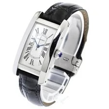 Cartier Tank Américaine MM WSTA0017 23mm SS Silver Dial Automatic #C3702 2