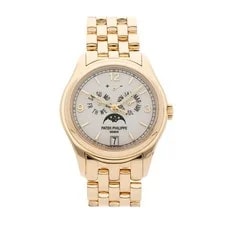 Patek Philippe — Patek Philippe Complications Annual Calendar Gold Auto 39mm Bracelet 5146/1J-001 — Watch — resale