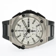 IWC Ingenieur Double Chronograph Titanium White Dial IW386501 2