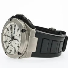 IWC Ingenieur Double Chronograph Titanium White Dial IW386501 3