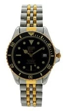 Heuer (Pre-Tag) 37mm 1000 Series Automatic Black Two Tone - 180.020! 2