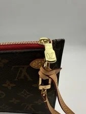 Louis Vuitton Neverfull Pochette Wristlet Lining 3