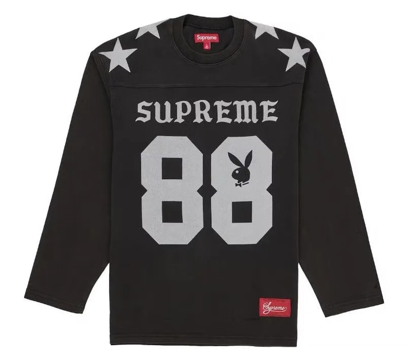 Supreme — Supreme Playboy L/S Football Top — streetwear — resale