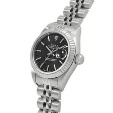 Rolex Datejust 69174 Black Case Size 26 X 26 Mm Watch #41137 2