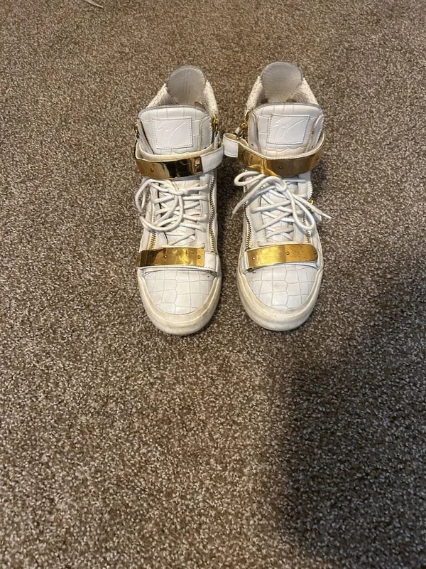 Giusuppe Zanotti High top with gold hardware — Clothing — resale