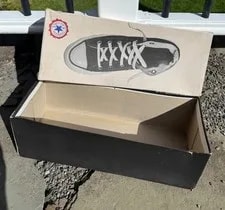 Vntg ALL Star LOW x9691 Converse With Box Sz13 2