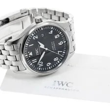 IWC Schaffhausen — IWC Schaffhausen Pilot Mark Xviii IW327011 40mm SS Black Dial #C307 — Watch — resale