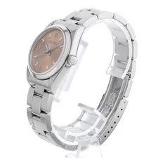 Rolex Oyster Perpetual 77080 Pink 369 White Bar A Number Second Hand (U... 2