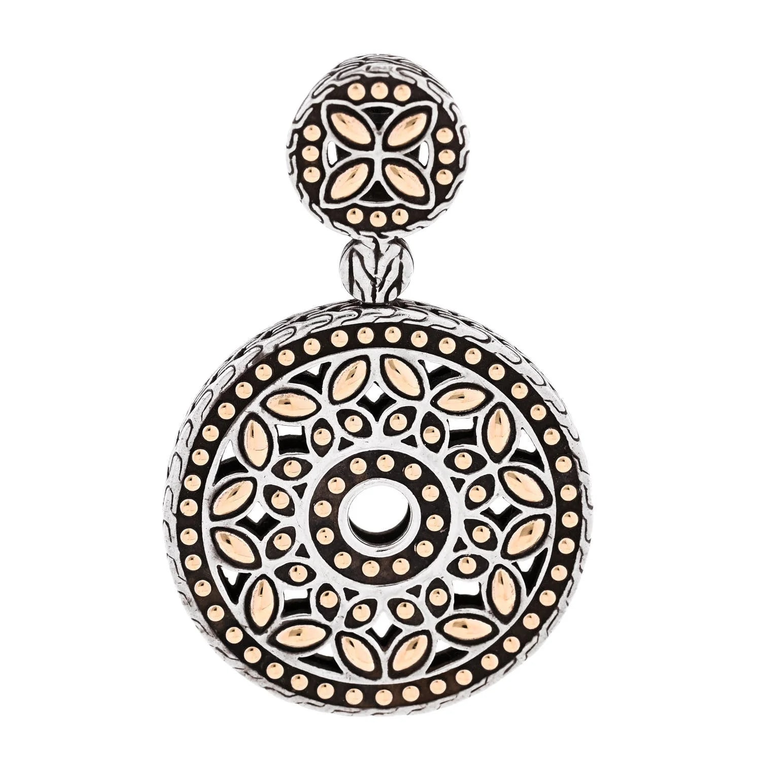 John Hardy — 18K Yellow Gold Batu Kawang Round — Jewelry — resale