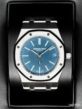 Audemars Piguet — NEW 2024 Audemars Piguet Royal Oak "Jumbo" 39mm 16202ST Stainless Steel Blue Dia — Watch — resale