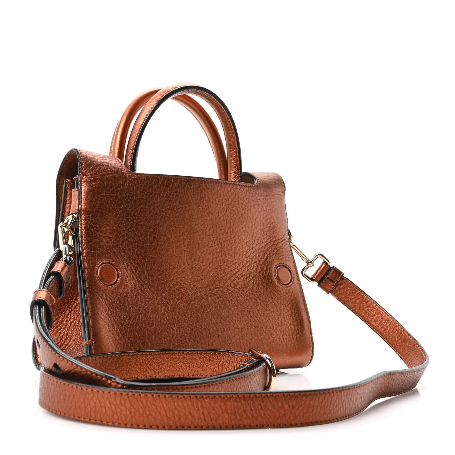Metallic Grained Mini Diorever Flap 3