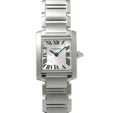 Cartier — Cartier Tank Française Sm W51031Q3 Silver #7117 — Watch — resale
