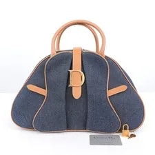Dior — Christian Dior Double Saddle Bowler MA-0071 Italy Auth #55396A — Handbag — resale