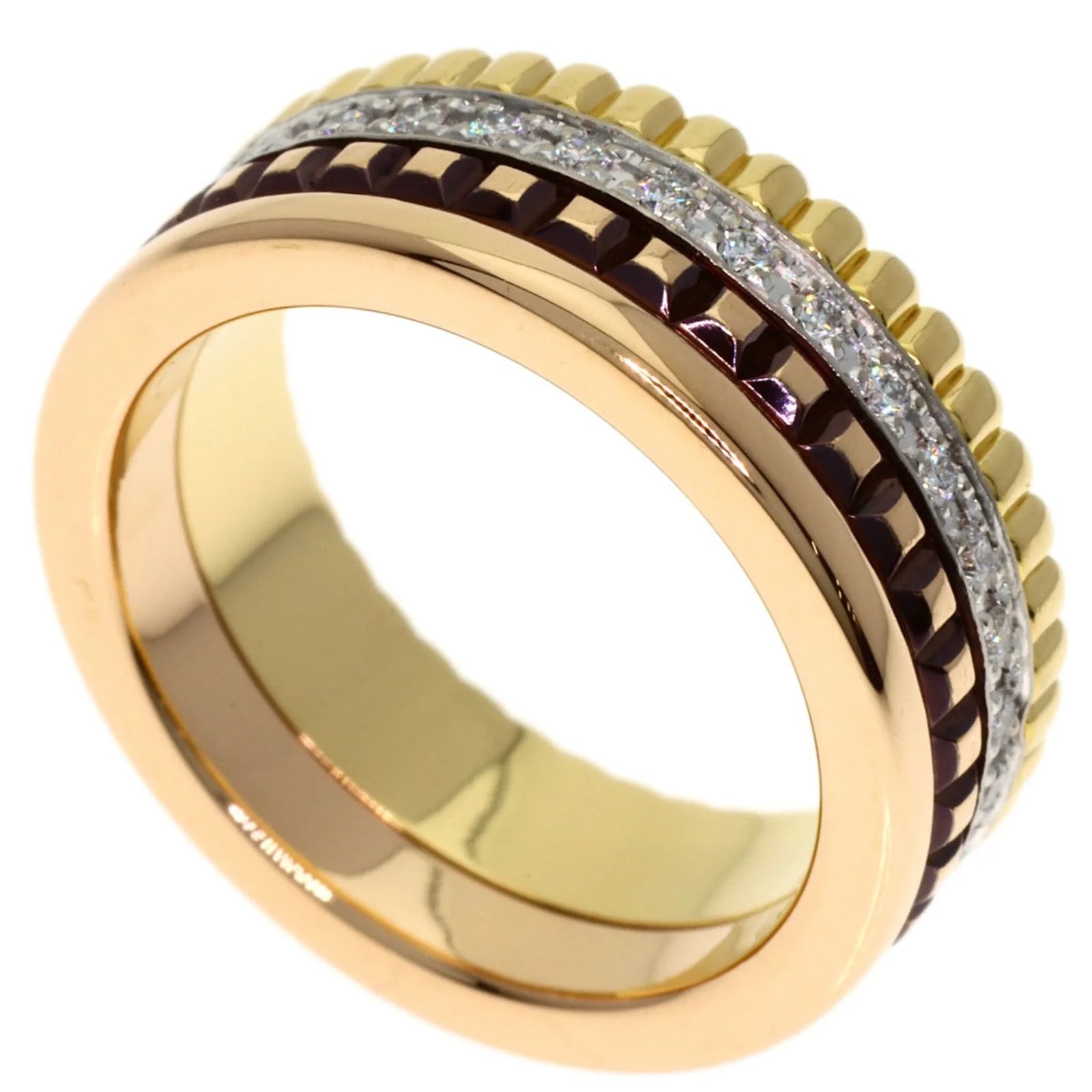Boucheron — Boucheron White Gold 18K Yellow Gold 18K White Gold Band — Jewelry — resale