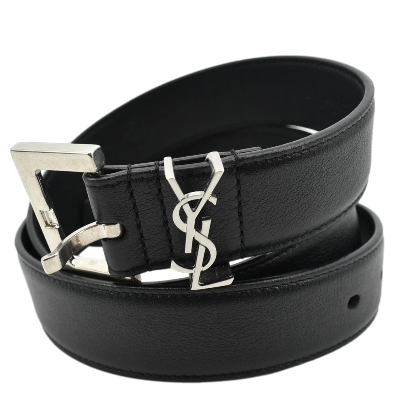 Yves Saint Laurent Logo Belt 2