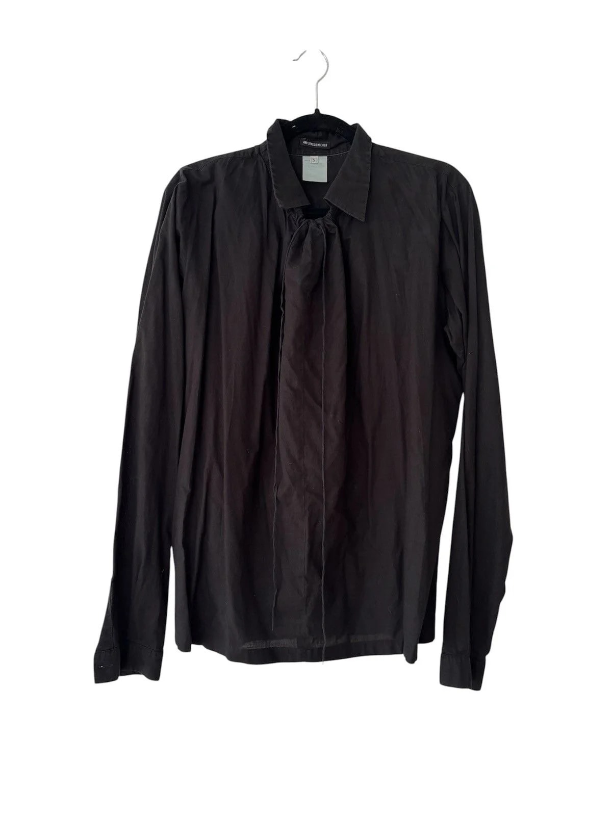 Ann Demeulemeester — Ann Demeulemeester Iconic Ruched Front Shirt — streetwear — resale