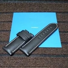 Panerai — Officine Panerai Original Genuine Strap Black Leather Band From Japan — Watch — resale