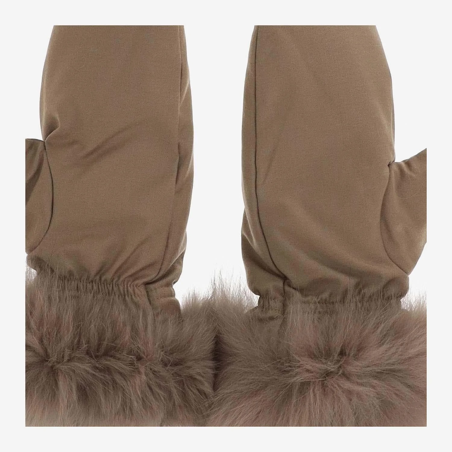 Yves Salomon Virgin & Fox Fur Gloves — 2