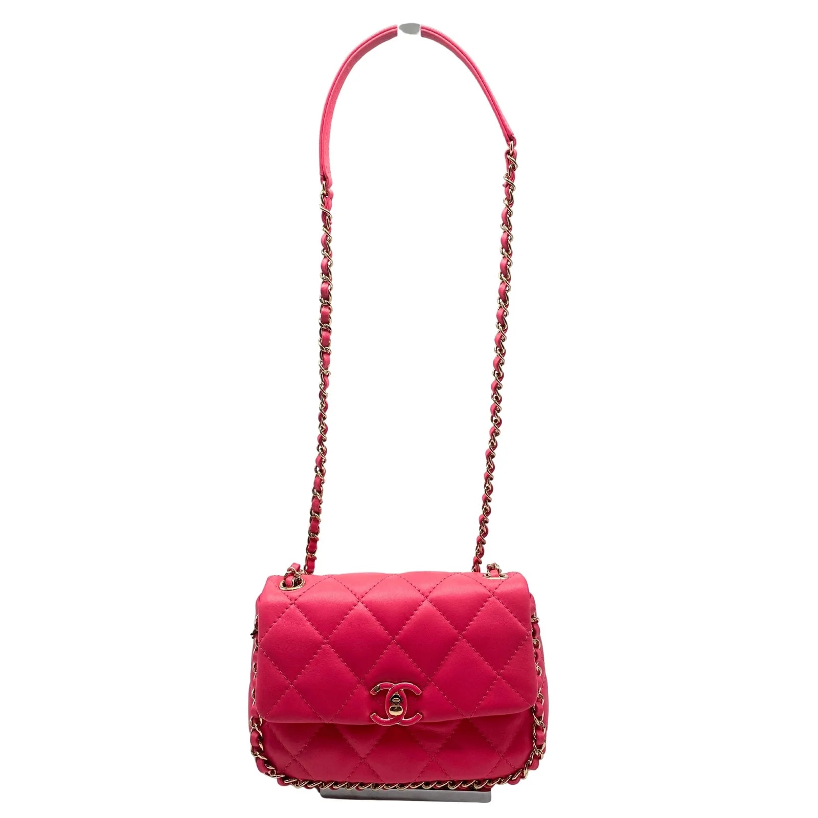 Chanel Chain Frame Fuschsia 2