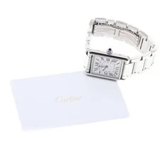 Cartier Tank Mast LM WSTA0106 Silver Dial Quartz Watch_968944 2