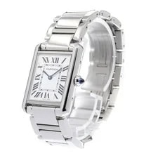 Cartier Tank Mast LM WSTA0106 Silver Dial Quartz Watch_968944 3