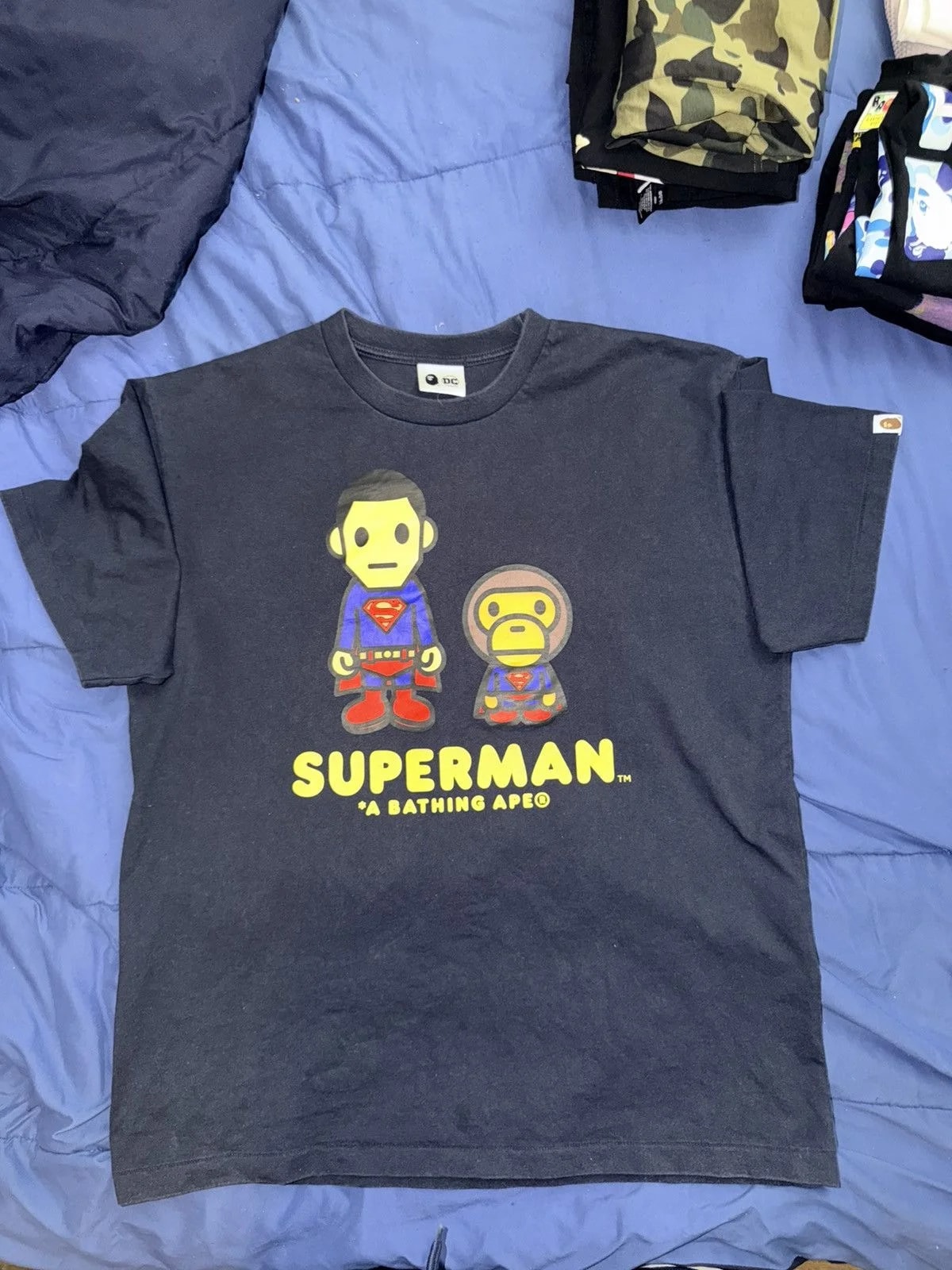 BAPE — Bape X DC Superman — streetwear — resale