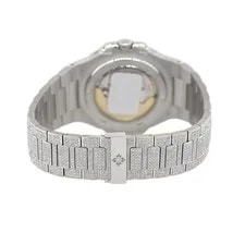Aftermarket Patek Philippe 5711 18k White Gold All Diamond 4