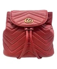 Gucci — Gucci GG Marmont Mini Backpack 528129 #619 — Handbag — resale