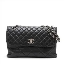 Chanel — Chanel Big Matelasse Single Flap Double Chain Metal Fi — Handbag — resale