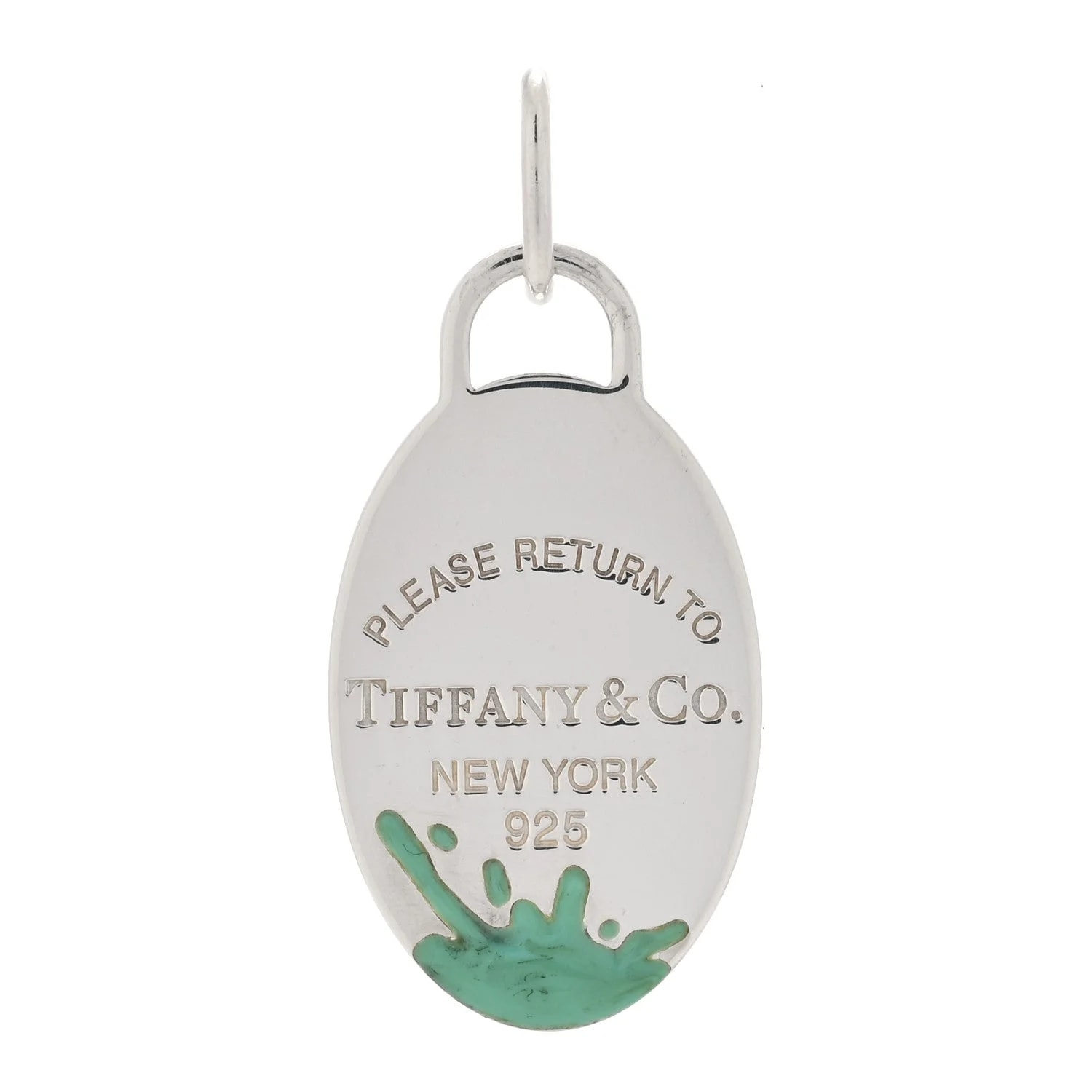 Tiffany & Co. — Enamel Return To Tiffany Color Splash Oval Tag — Jewelry — resale