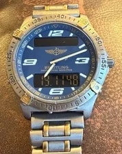 Breitling Aerospace Repetition Minutes Titanium F65362 Blue Dial Quartz 3