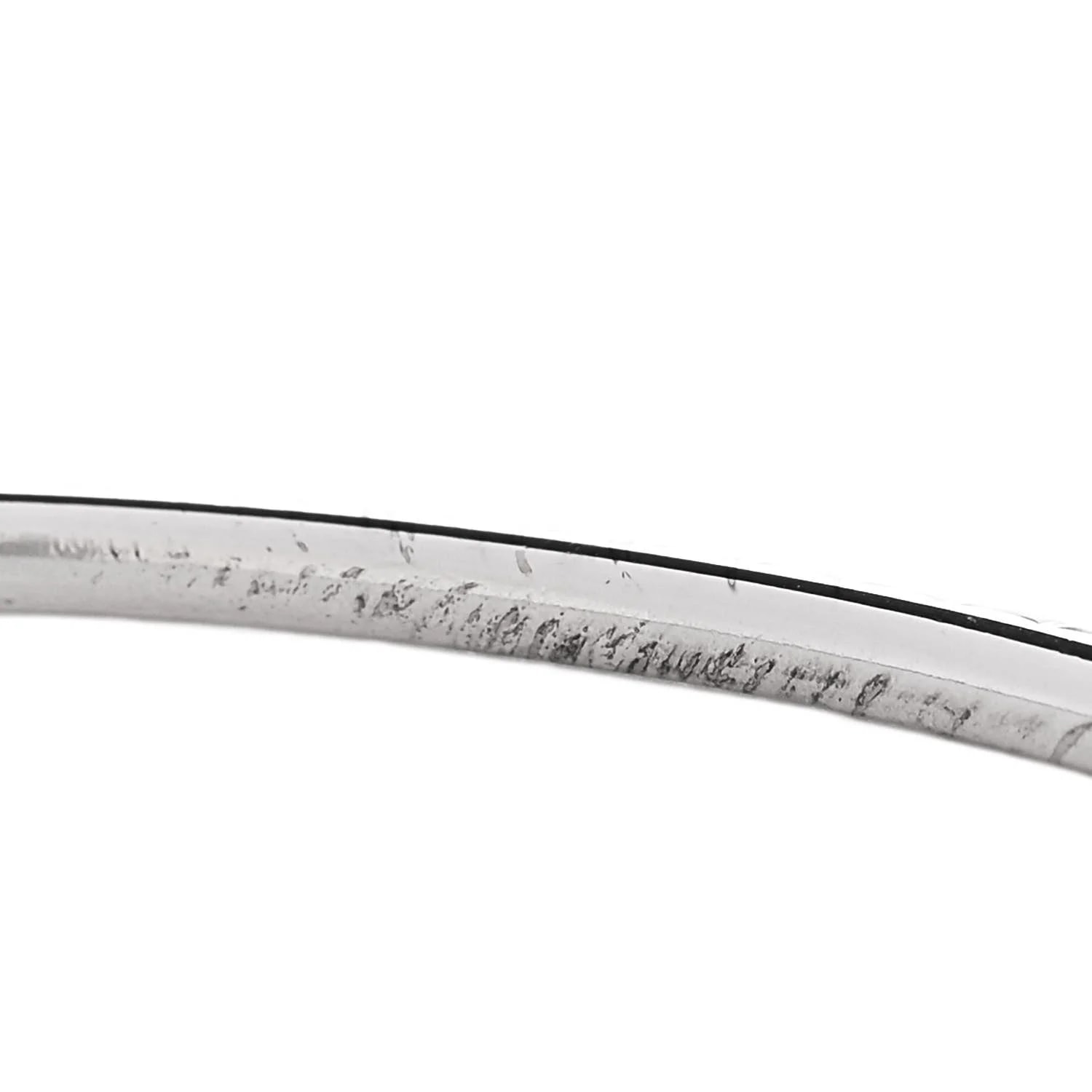 18K White Gold Metro Pave Bangle 4
