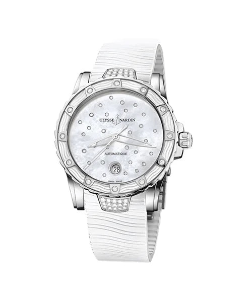 Worldofluxuryus — Ulysse Nardin Diver Starry Night Stainless Steel & Diamonds — Watch — resale