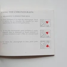 Breitling, Original Instructions Booklet - Chrono Avanger 4