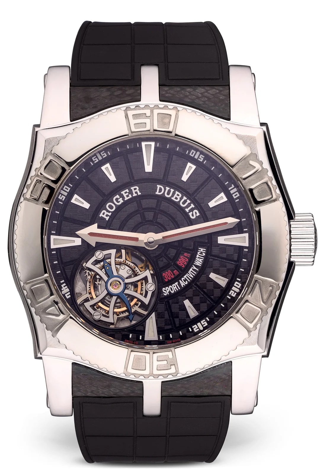Worldofluxuryus — Roger Dubuis Easy Diver Tourbillon Stainless Steel — Watch — resale