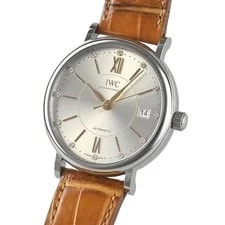 IWC Portofino Midsize Automatic IW458101 37mm Silver Dial Diamond Date 2
