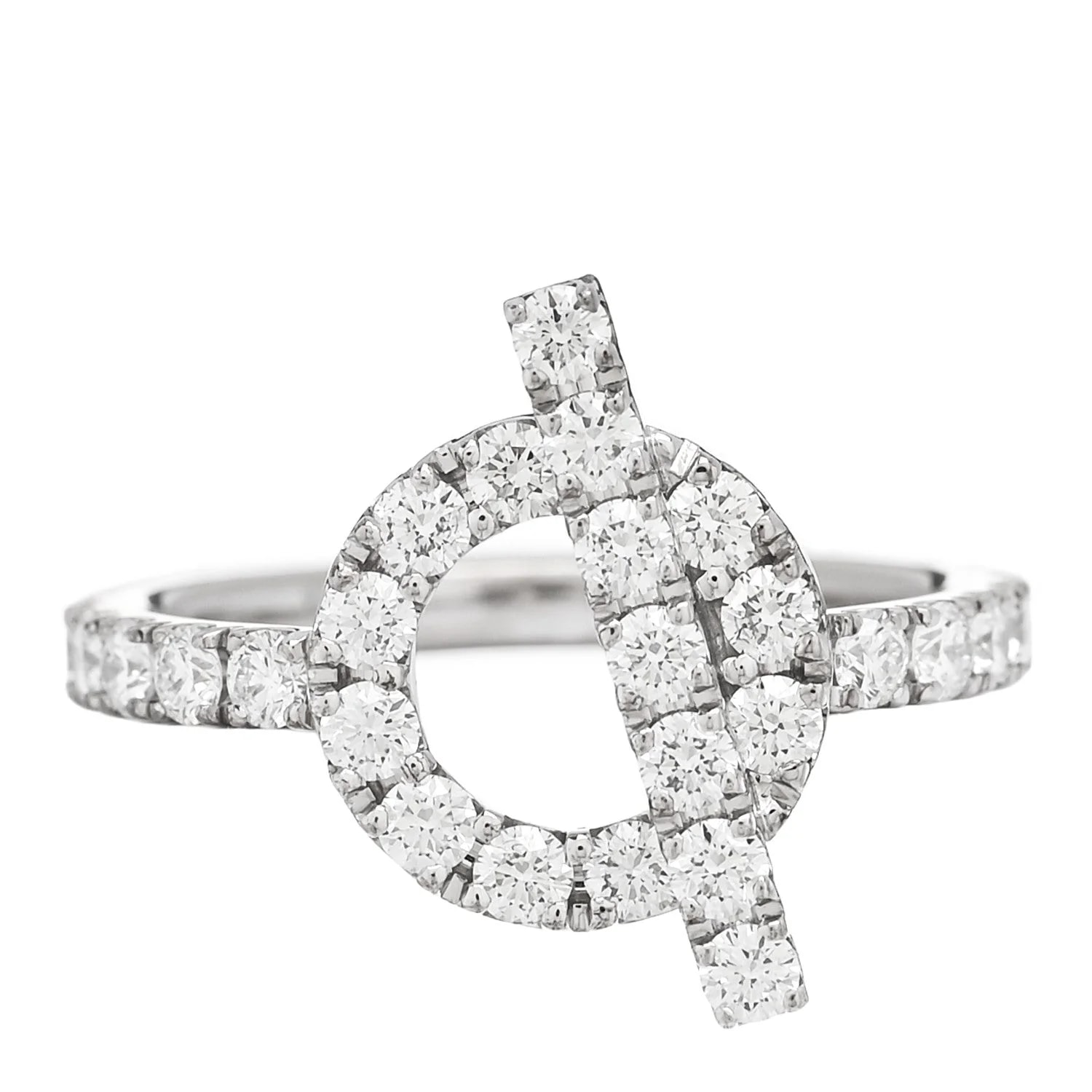 Hermès — 18K White Gold Finesse 49 4.75 — Jewelry — resale