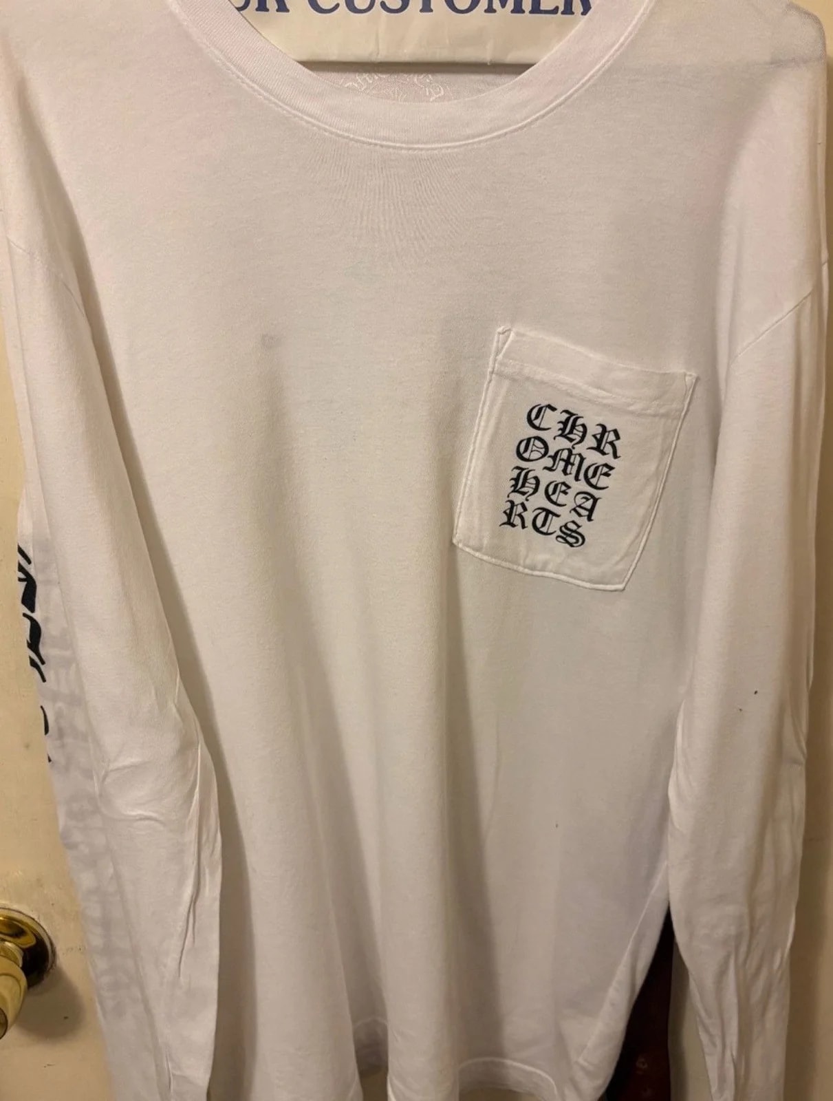 Chrome Hearts — Hearts Script Long Sleeve — streetwear — resale