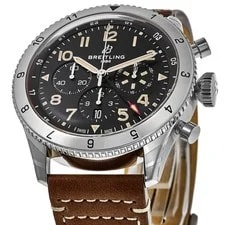 New Breitling Super Avi B04 Chronograph GMT 46 P-51 AB04453A1B1X1 2