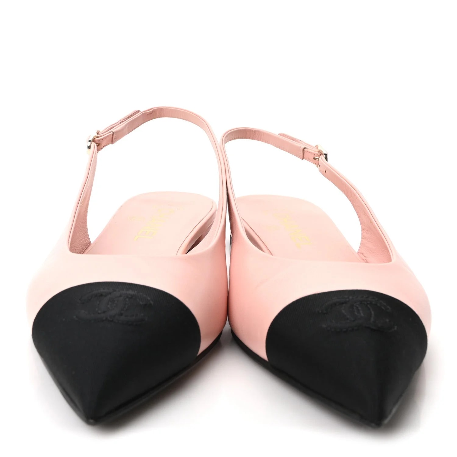 Grosgrain Pointed Toe CC Slingback 38 3