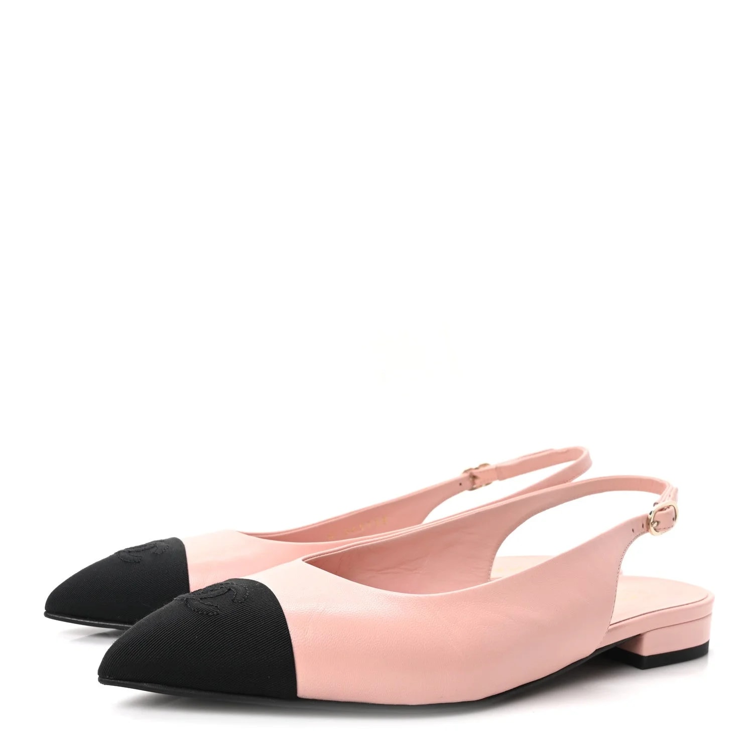 Grosgrain Pointed Toe CC Slingback 38 4