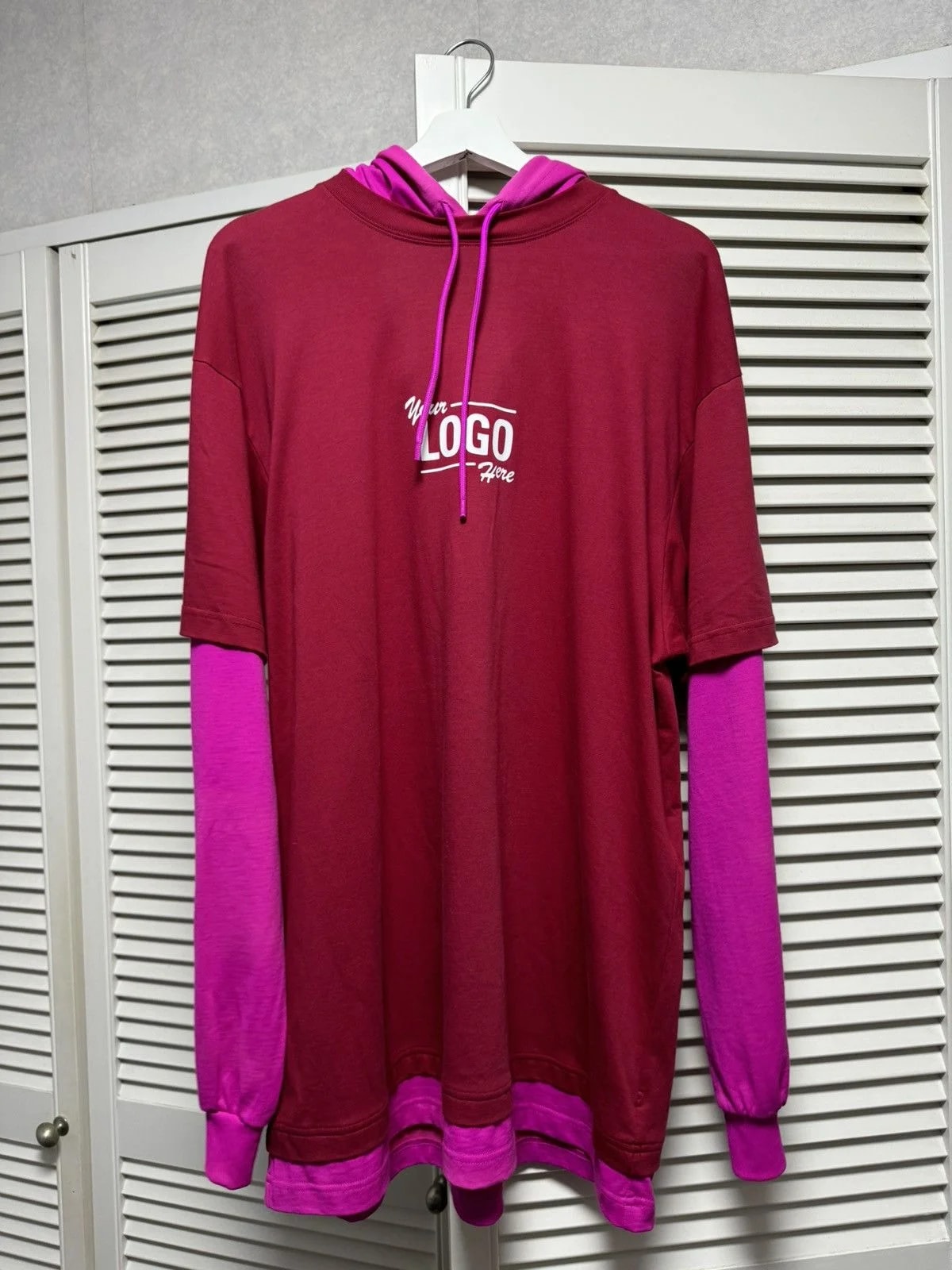 Layered Your Logo Here T-shirt Hoodie — streetwear — resale
