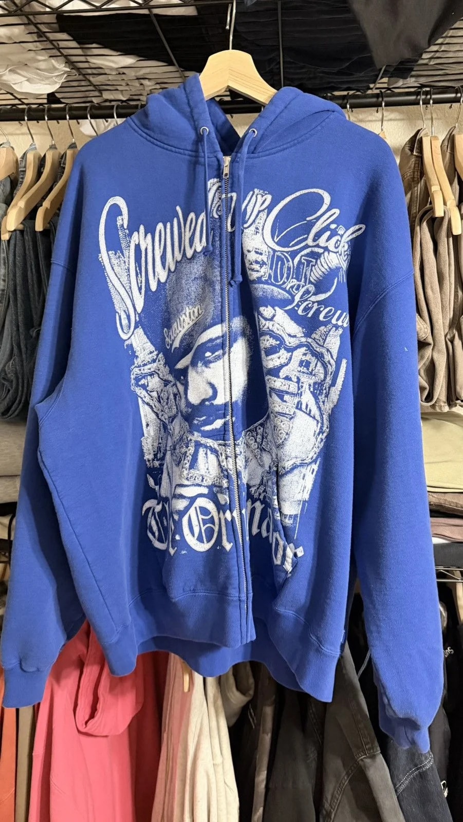 Supreme — Dj Screw Supreme Zip Up — streetwear — resale