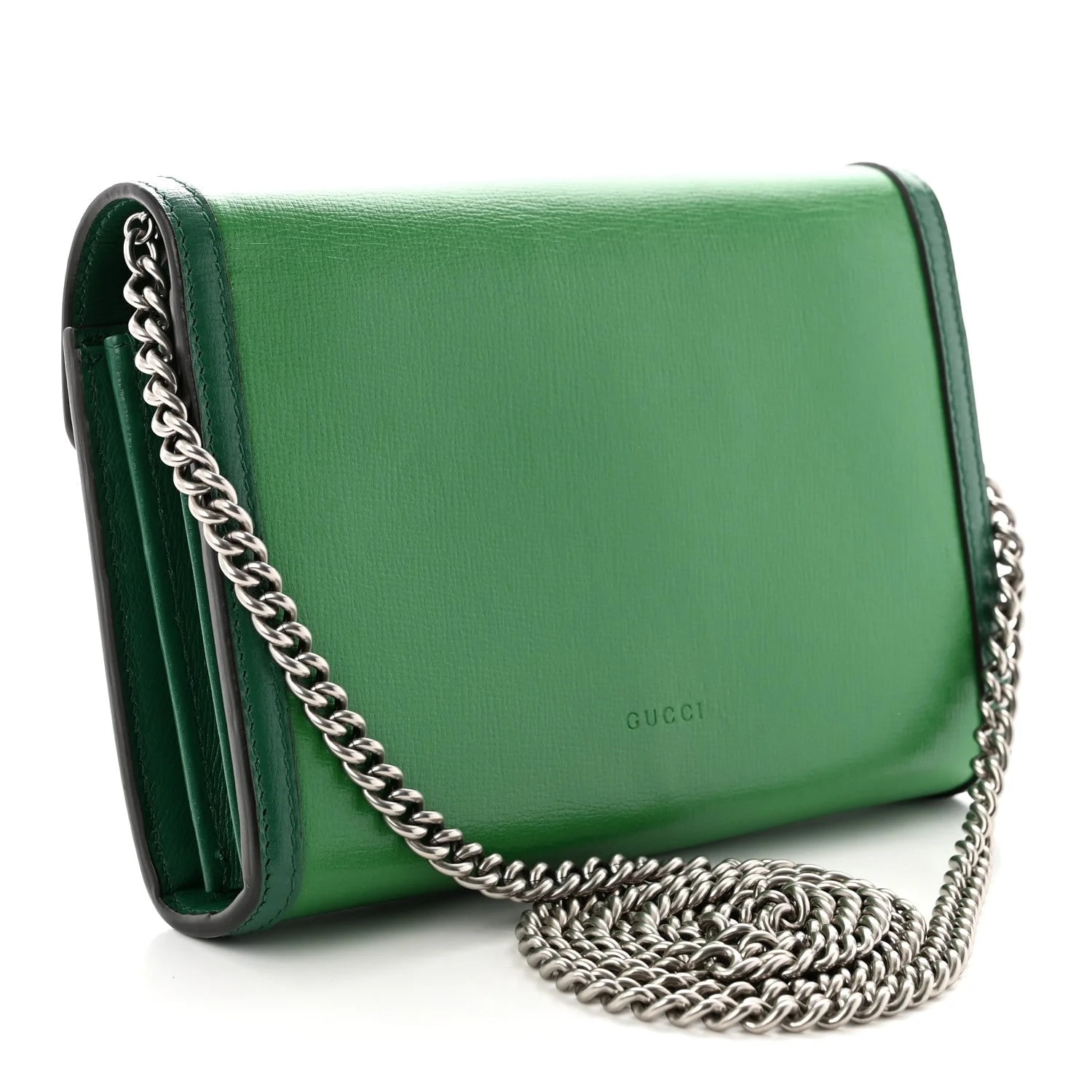 Azalea Enamel Mini Dionysus Chain Wallet New Shamarock 3