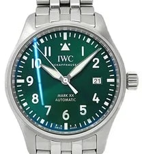 IWC — IWC Markxx Pilot Mark 20 IW328206 Automatic 39mm Box Papers Green — Watch — resale